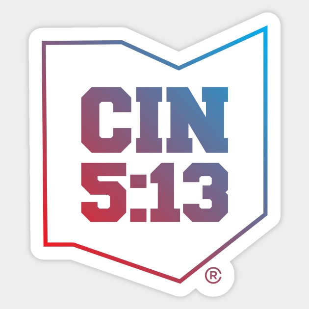 CIN 5:13 Sticker by madebyrobbycee